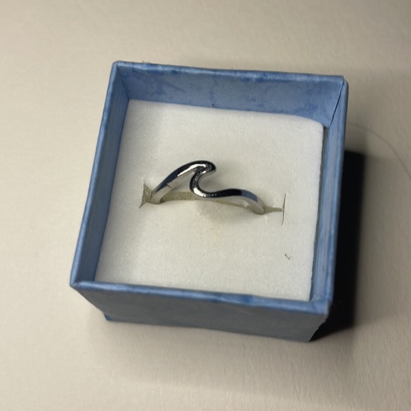 New Sterling Silver Handmade Bohemian Coastal Beach Sea Wave Ring 6 - Picture 4 of 15